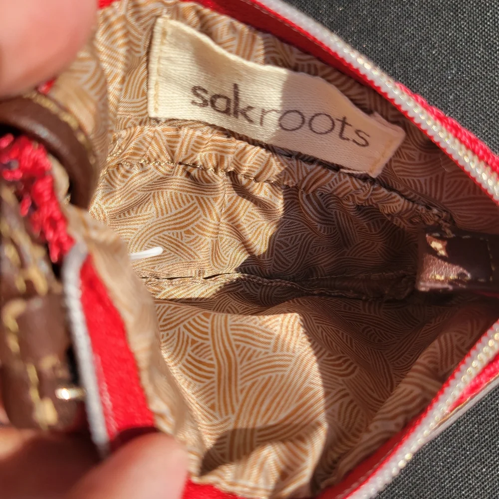 sakroots Wristlet ~  Floral Pattern ~ Key Leash ~ Strap Needs TLC! FINAL PRICE!
